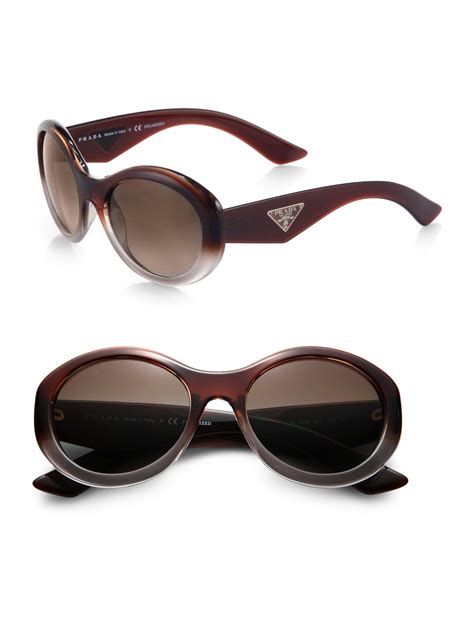 prada sunglasses women oval|Prada unisex sunglasses.